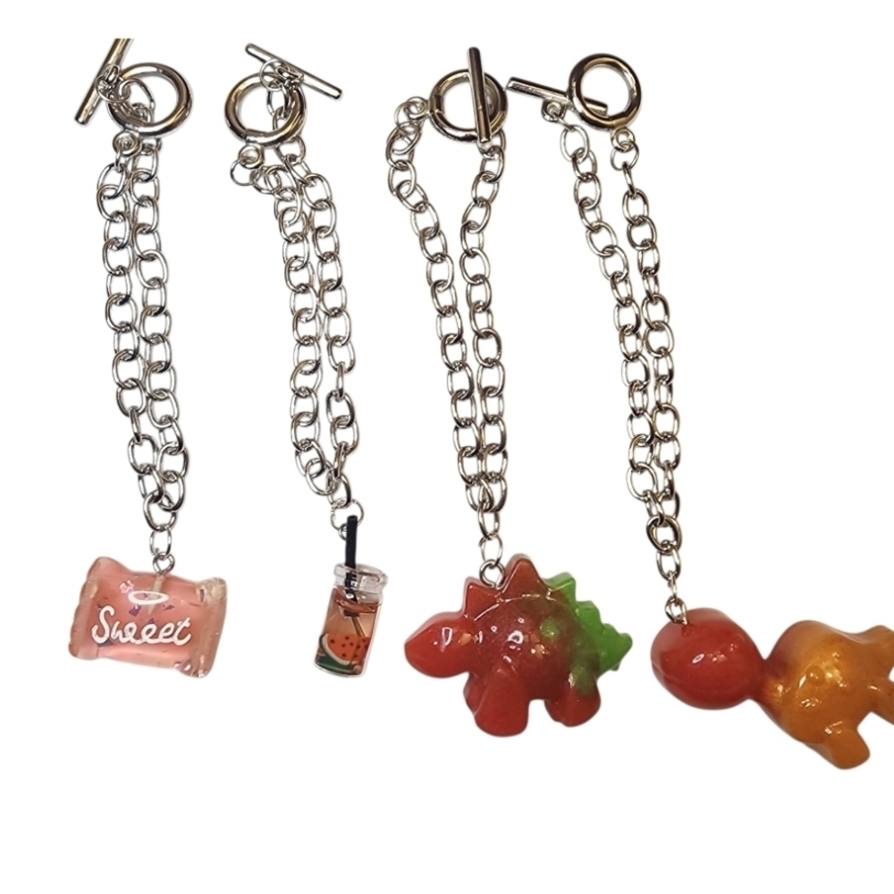 Charming Dino and Treats Bracelet Set